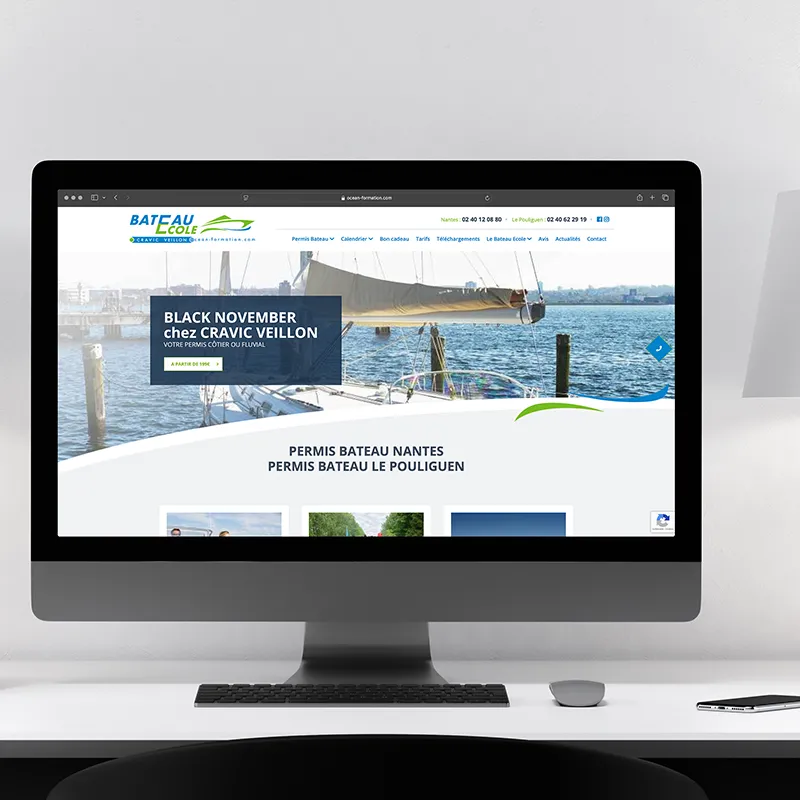 Avis d'Océan Formation sur l'agence web Kagency Nantes