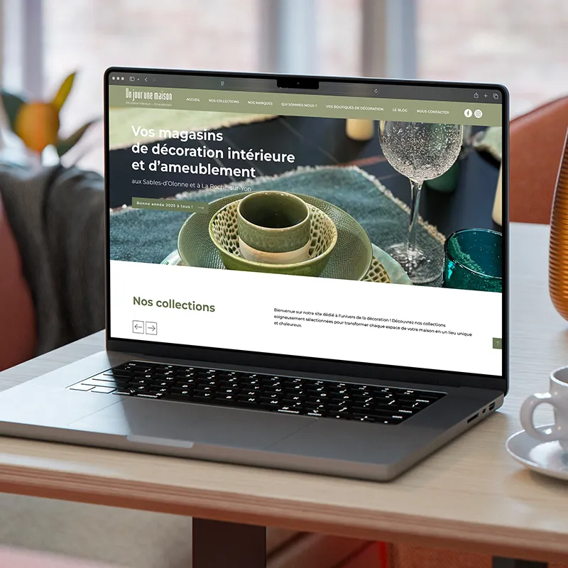 Kagency Nantes en charge de la réalisation du site web Un jour une maison