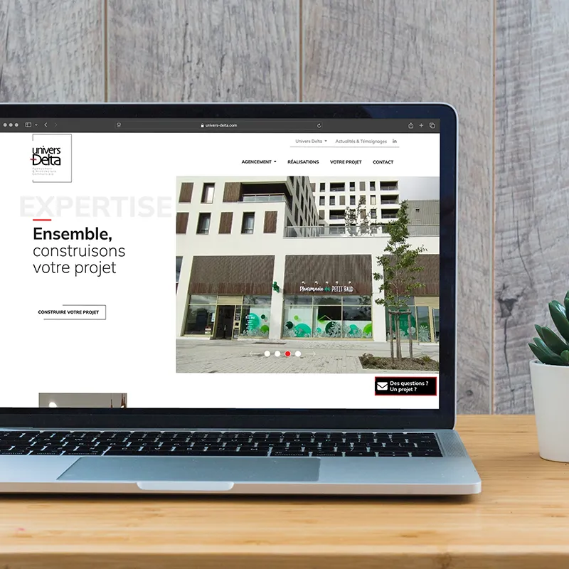 Kagency a réalisé la refonte du site internet d’Univers Delta Nantes
