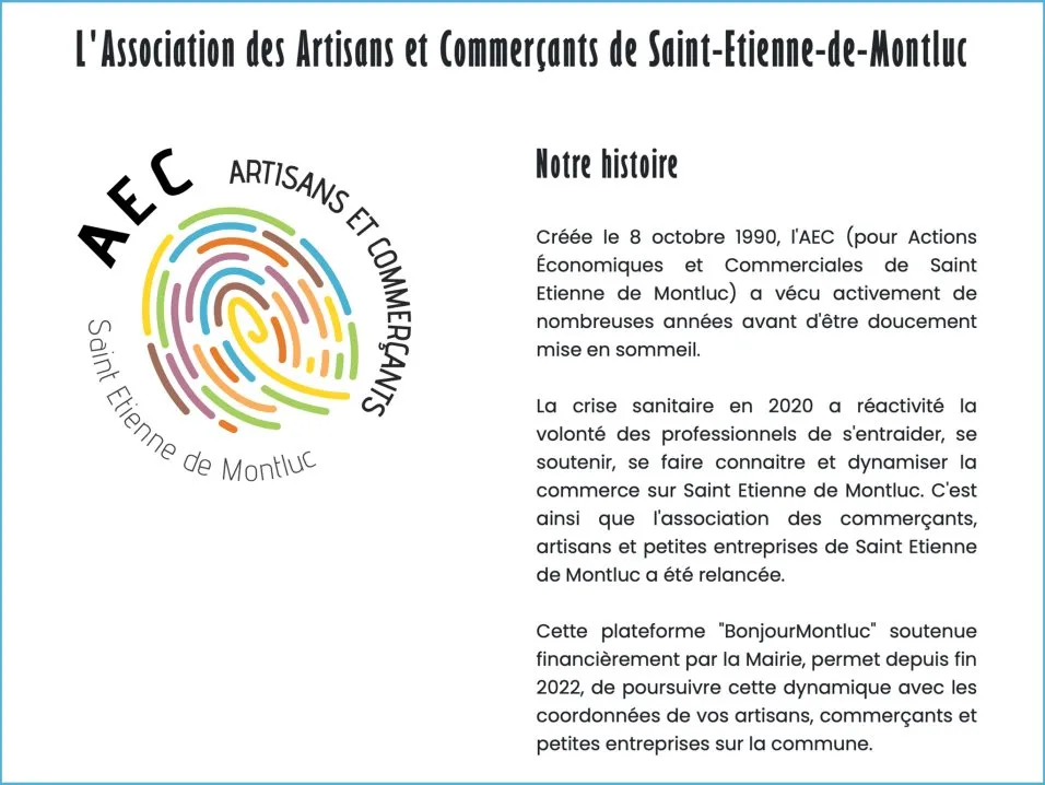 Présentation de l'association