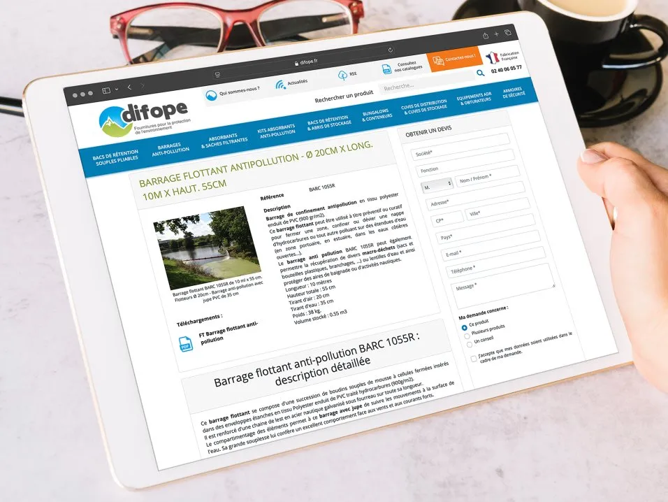 Refonte de site web BtoB sur mesure