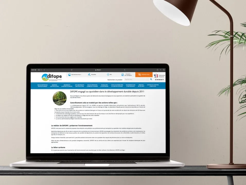 Refonte de site web BtoB sur mesure