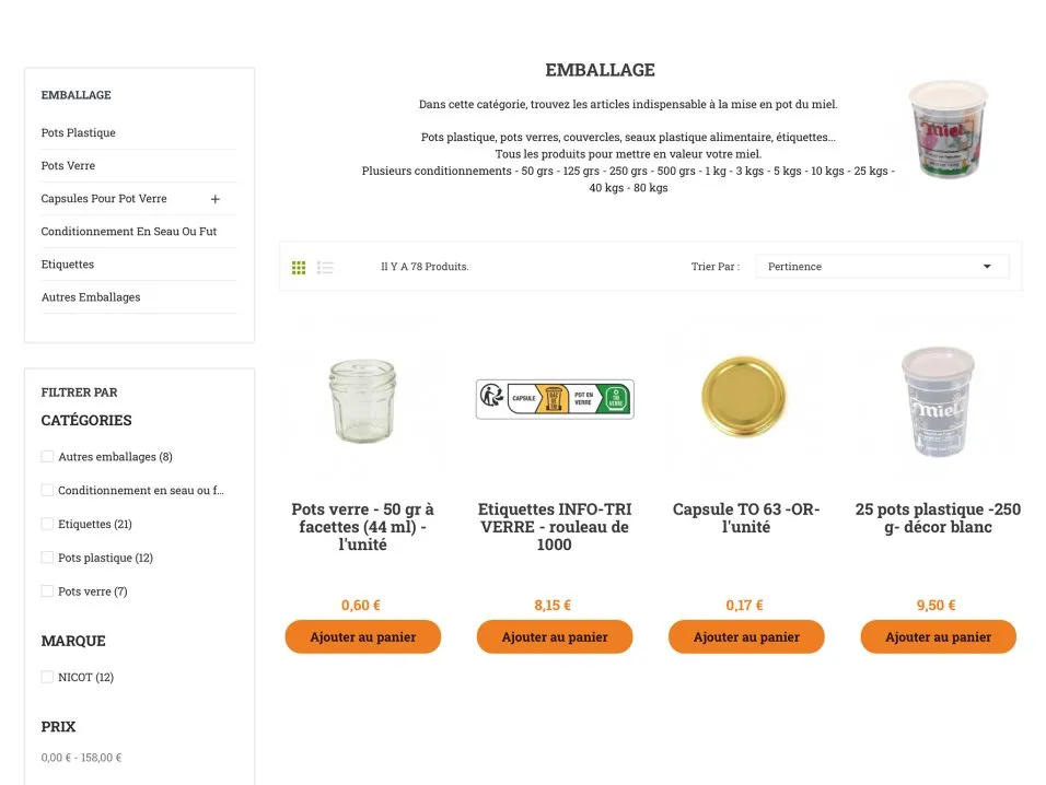 Création de site e-commerce PrestaShop